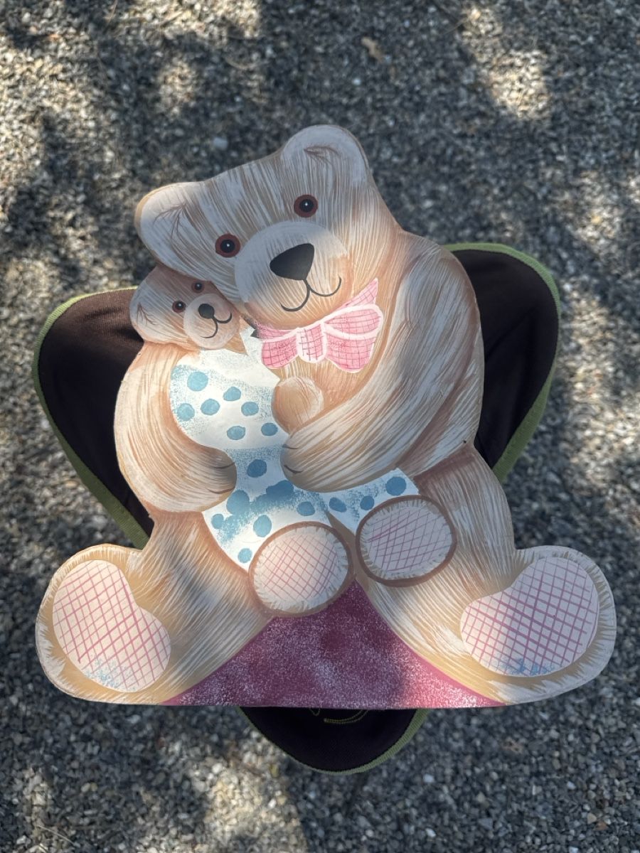 Alle Dekorationen: Dekoschachtel Teddy mit Kind, – Gebraucht aus Horgen von CS75
