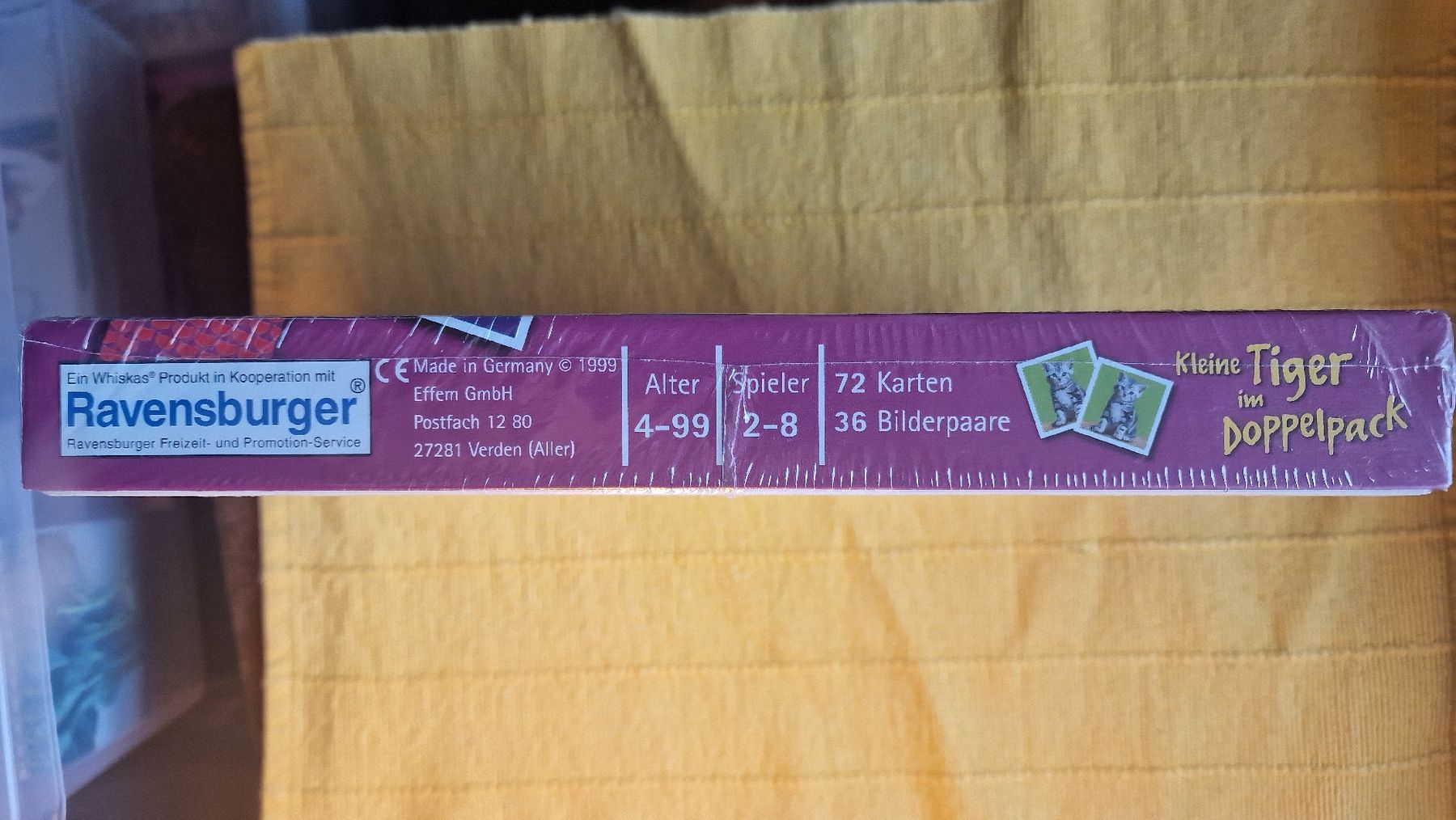 Ravensburger Giochi: Memory Kleine Tiger im Doppelpack - Ravensburger – Nuovo e nell'imballaggio originale da Zürich venduto da Gabced 1
