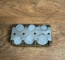 Altes Münz-Sortier-Etui aus Metall