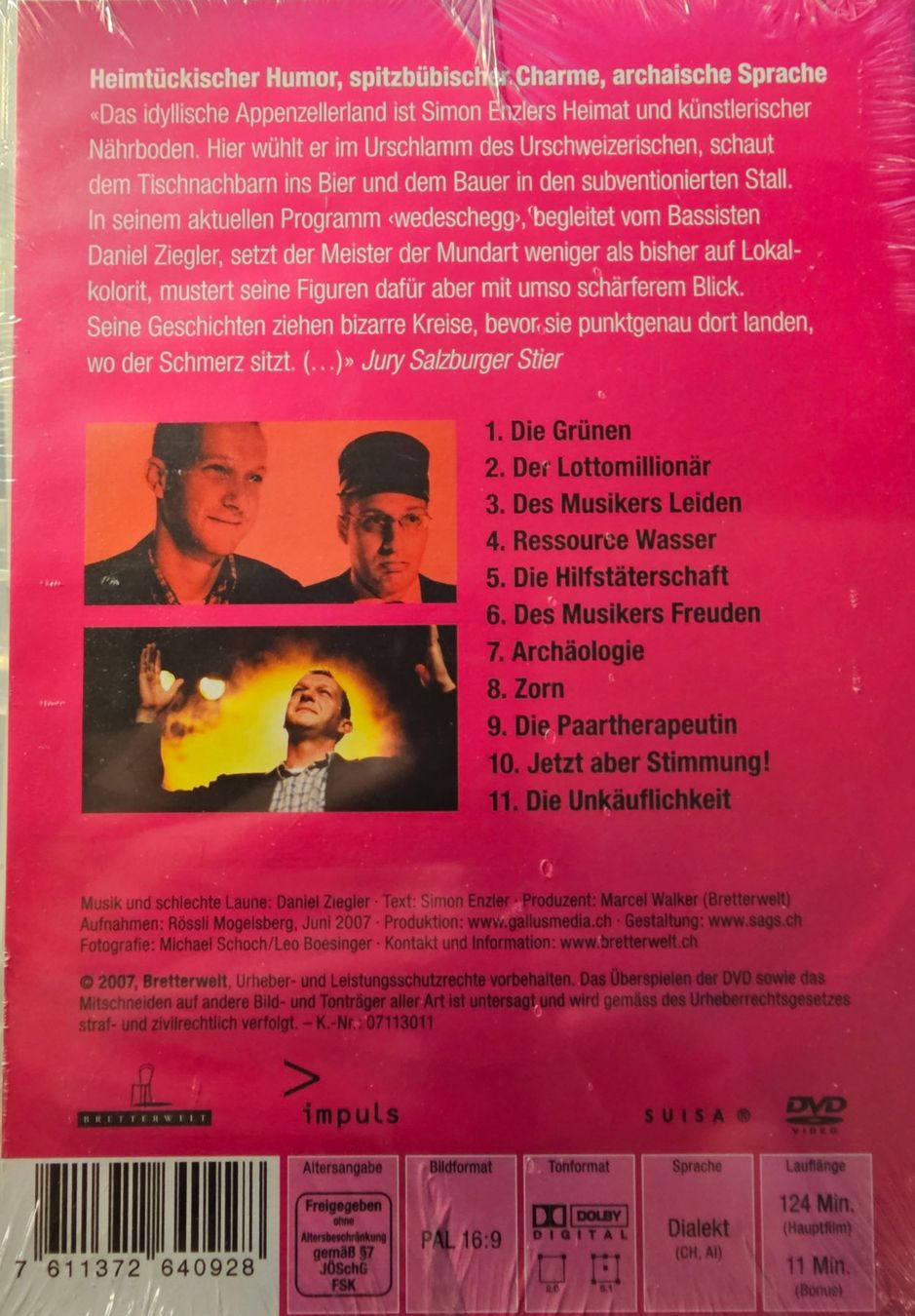 Alle DVDs: Simon Enzler - Wedeschegg – Neu und originalverpackt aus Wahlen b. Laufen von Cg10 1