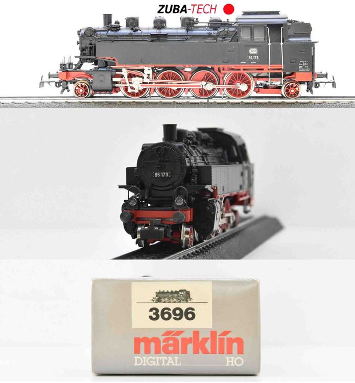 Märklin 3696 Dampflok BR 86 DB H0 WS Digital OVP (Gebraucht) in St ...