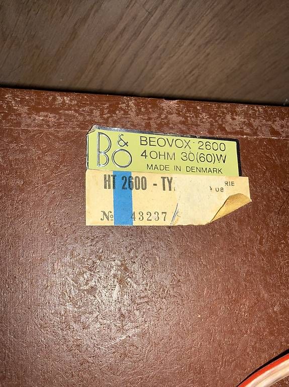 Casse acustiche: B&O Beovox 2600 – Usato da Weinfelden venduto da ren_w8mb 2