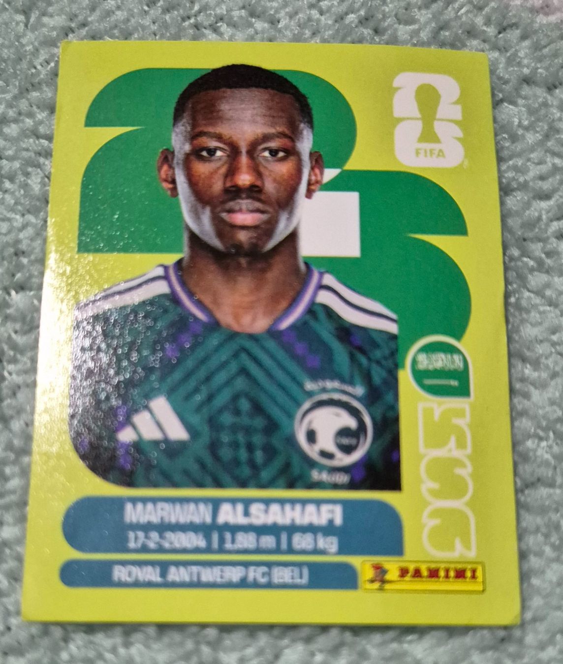 Panini Sammelbilder & Trading cards: KSA 15 Panini FIFA WM 2026 – Neu (gemäss Beschreibung) aus Riehen von tmw_c29m