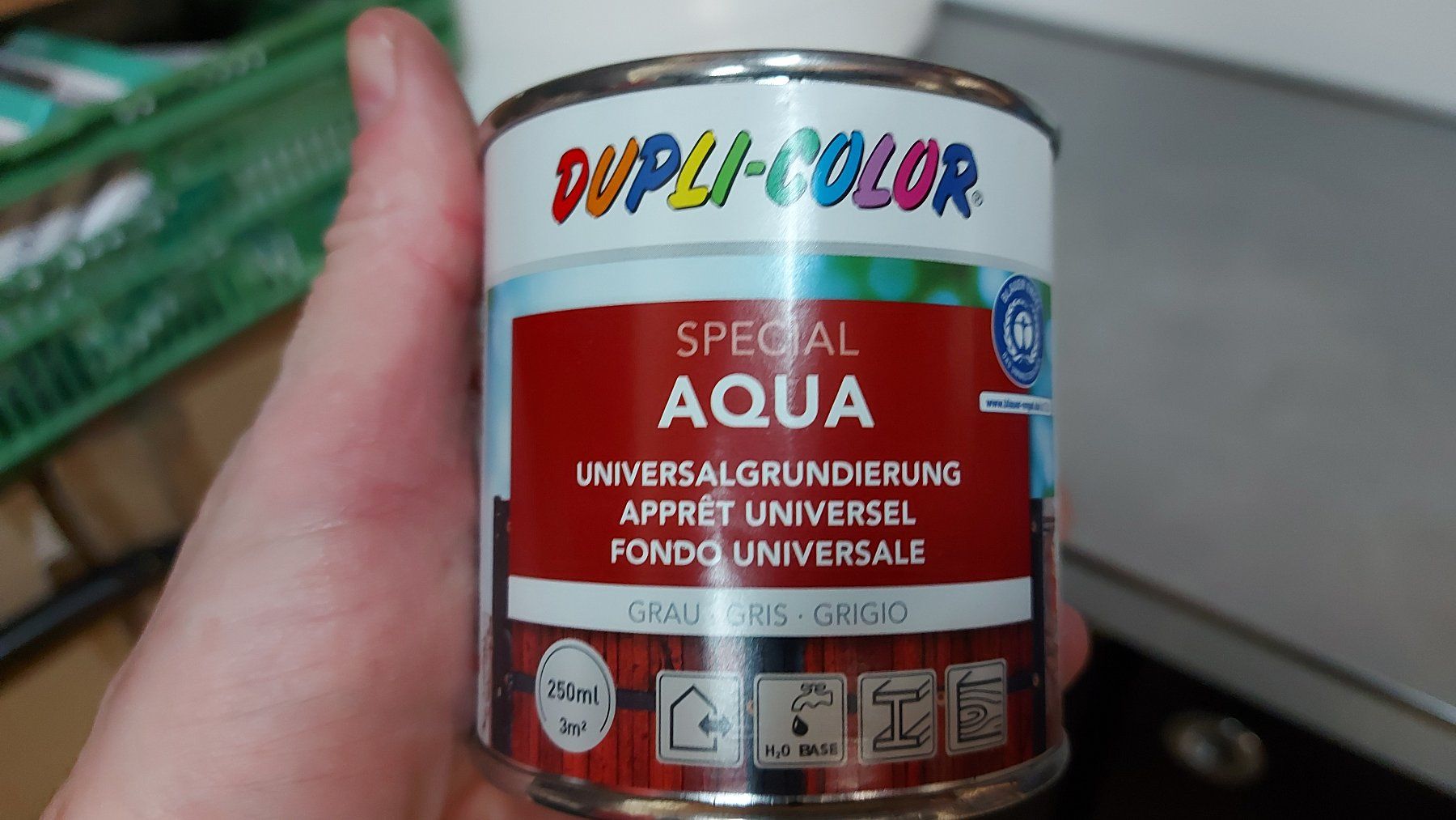 Colori: Dulpi Color Aqua universalgrundierung grau 250ml – Nuovo (secondo la descrizione) da Schönengrund venduto da nae_8cty