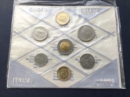Serie IPZS 1986 , seltene, unzirkuliert stgl