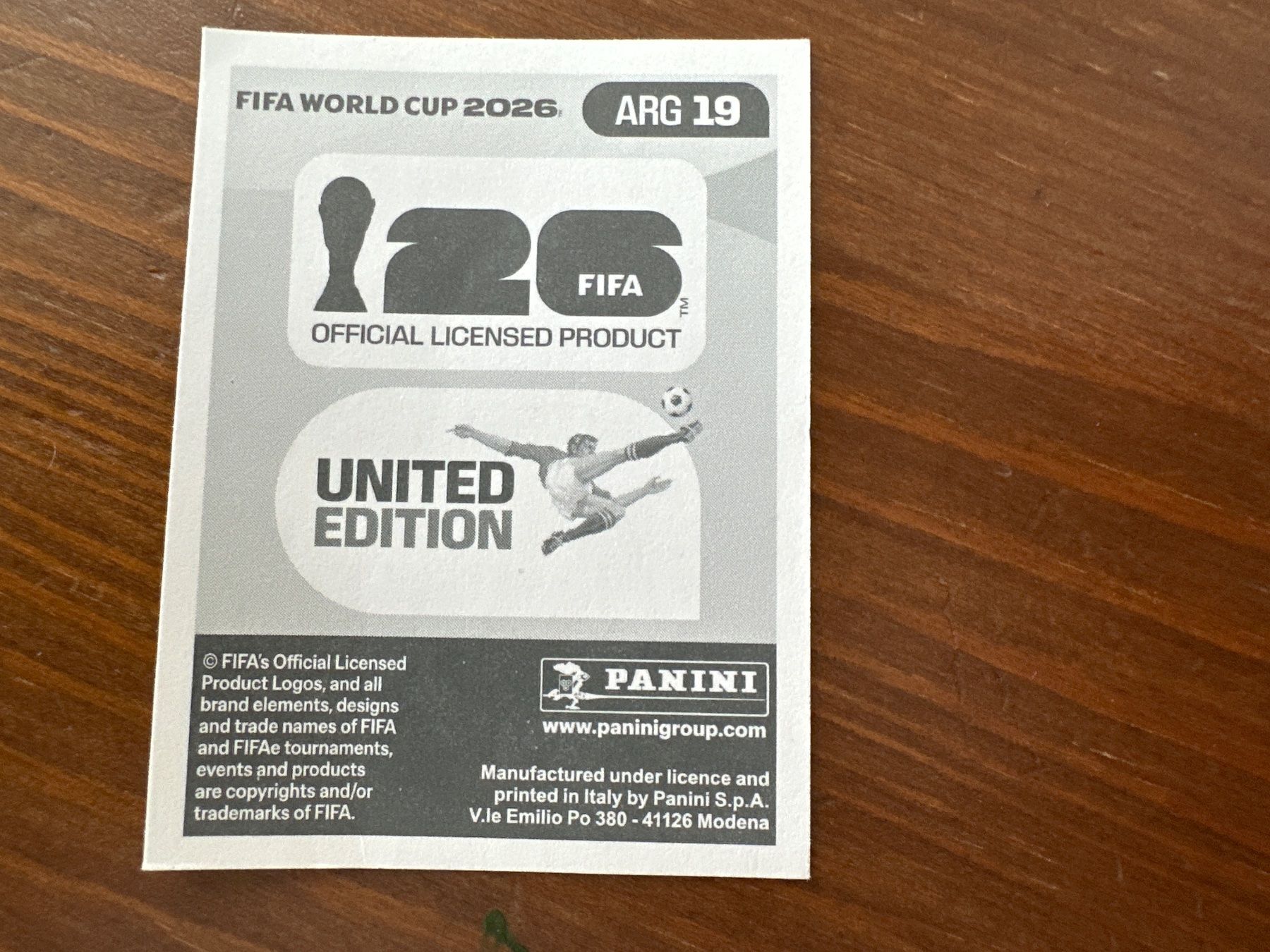 Panini Cartes à collectionner: Panini ARG 19 FIFA World Cup 2026 – Neuf avec emballage d'origine à Würenlos par gtvlady_82 1