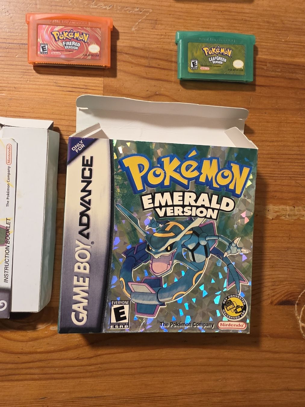 Pokémon Spiele: Pokémon Repro-Set: Crystal, FireRed, LeafGreen, Emerald – Gebraucht aus Tafers von whereyogamesat 1