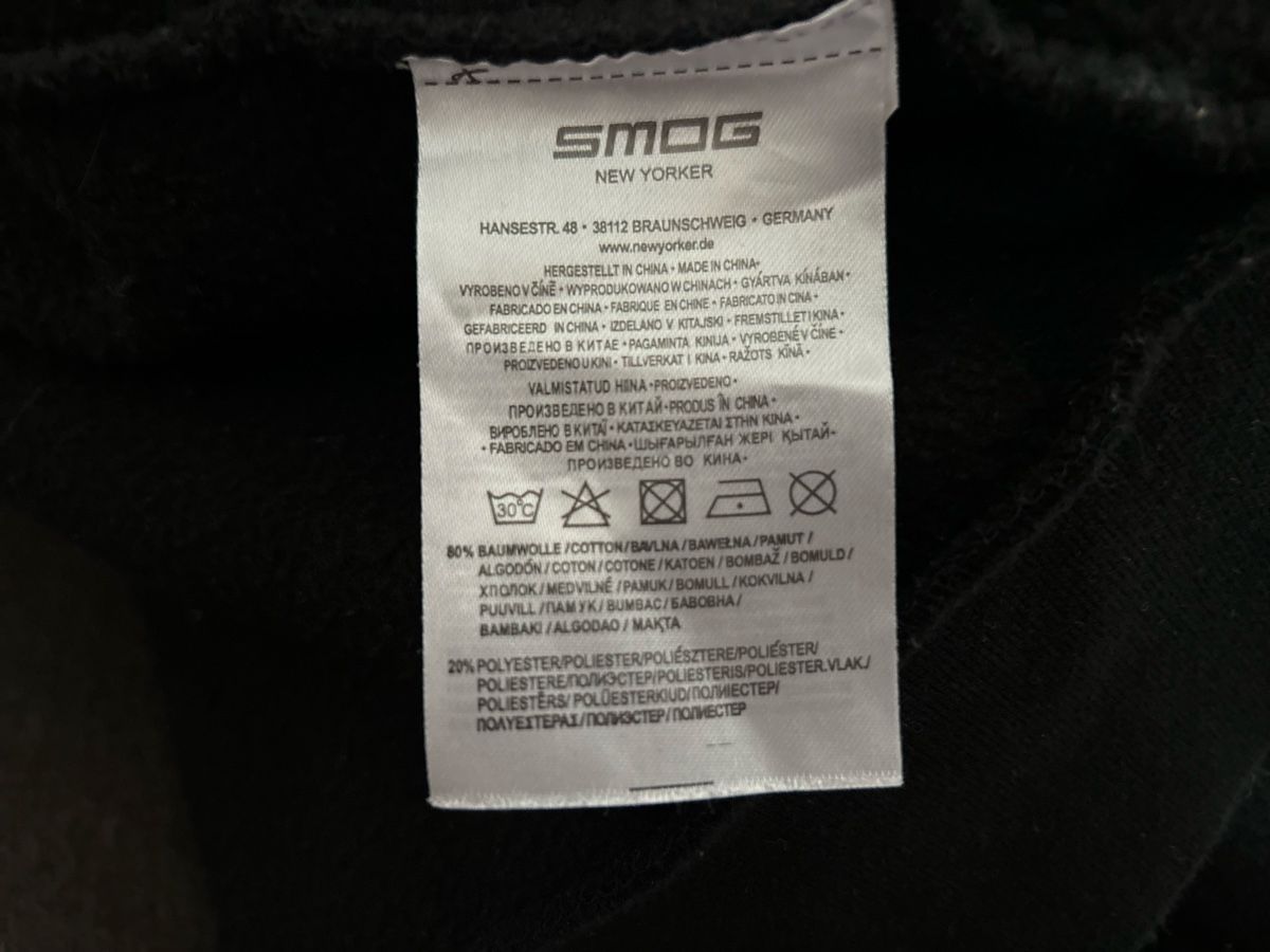 Giacche: Schwarze Jacke von Smog mit Ellenbogen-Patches, M – Nuovo (secondo la descrizione) da Strengelbach venduto da Xycy 5