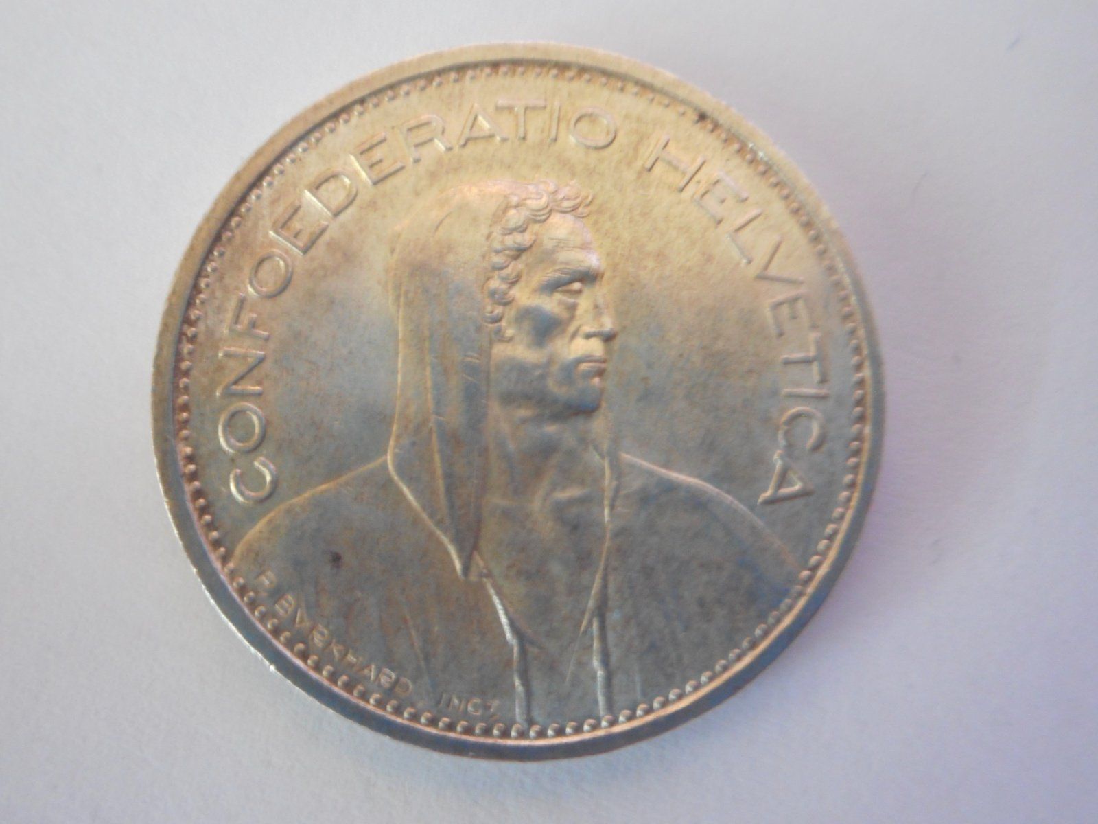 Tutti le monete: 5 Fr. 1951 silber vorz – Usato da Kriegstetten venduto da pizlad2010 2