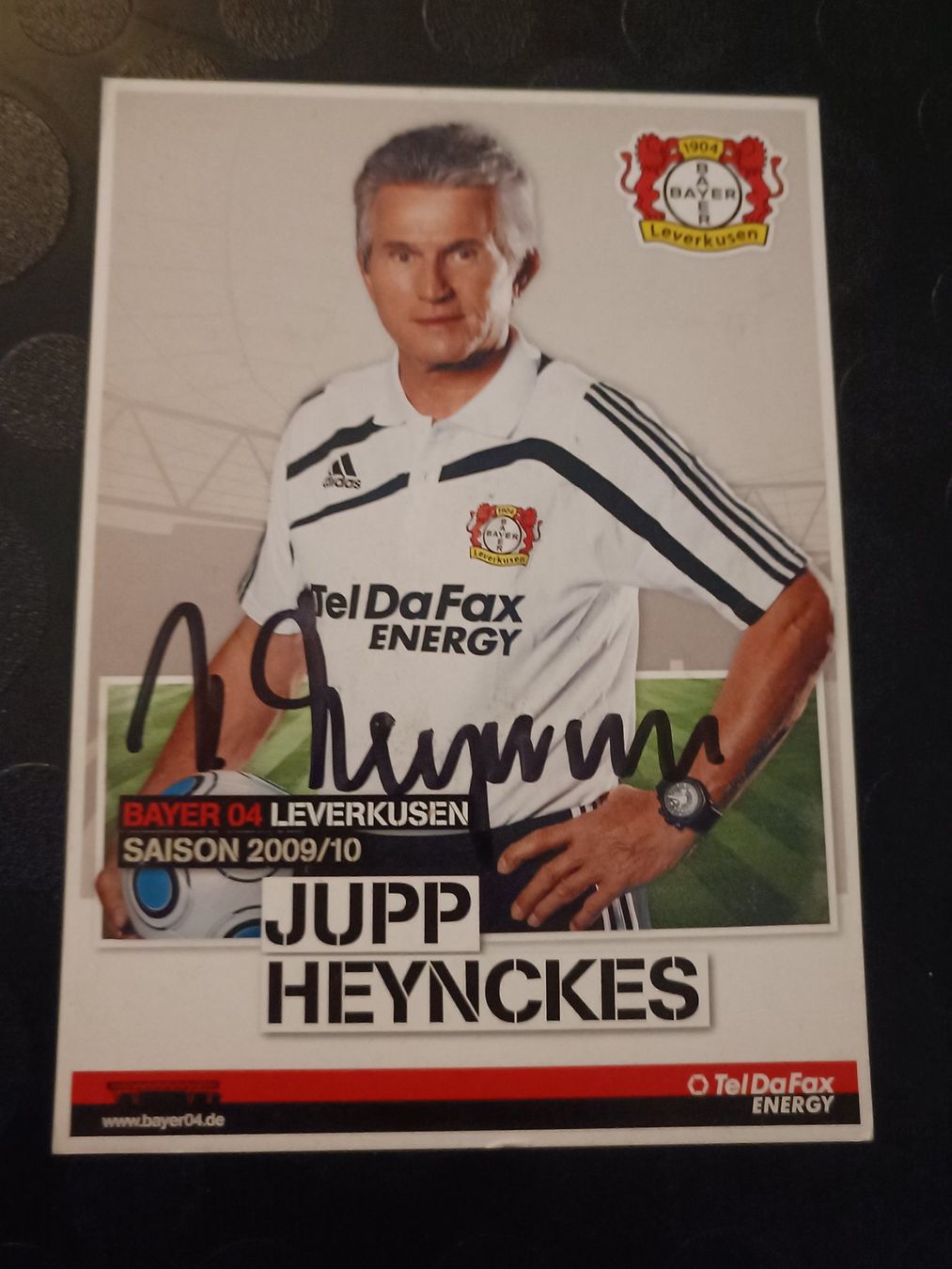 Autografi: Jupp Heynckes -  handsigniert - Saison 09/10 – Usato da Menziken venduto da Artographs