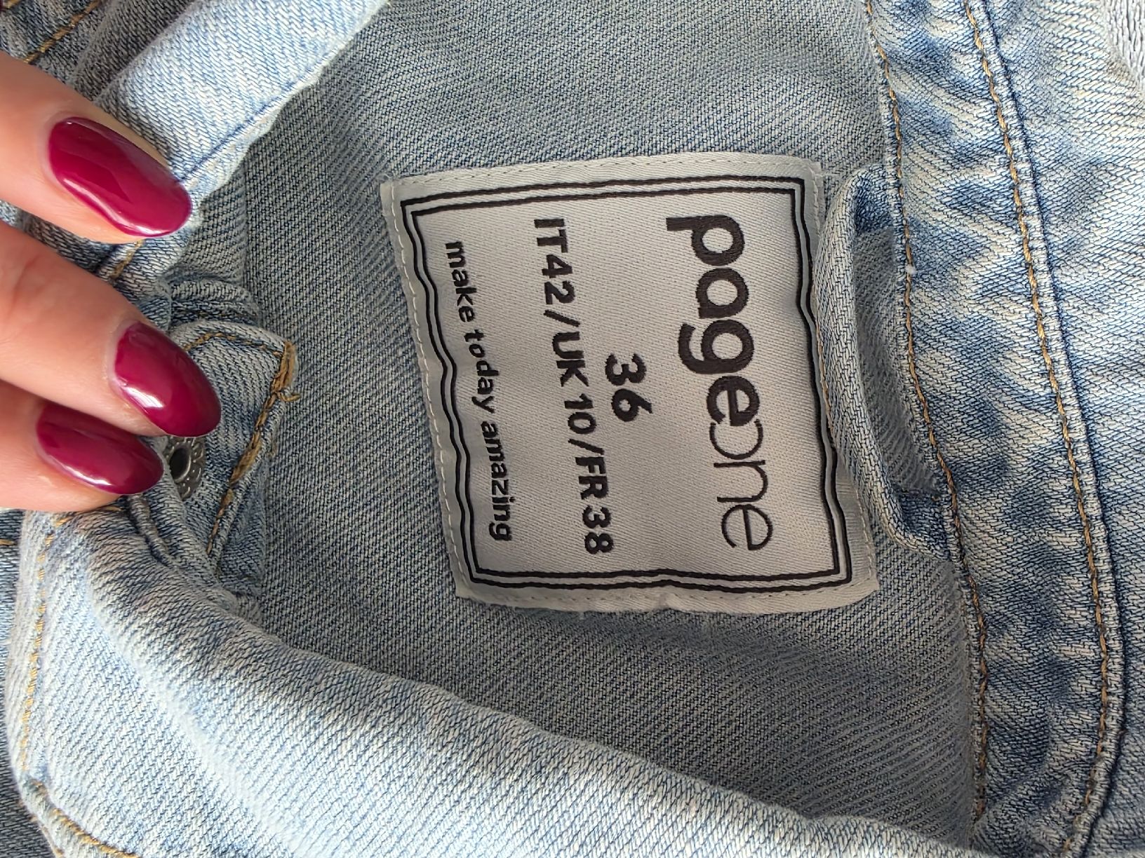 Vestes: Jeansjacke, Grösse 36 – Neuf (Voir description) à St Gallen par vir_5kgt 3