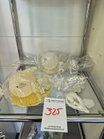 325 Posten Raureif Kerzen & Deko aus Liquidation