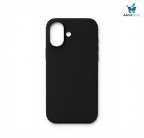 iPhone 16 Hülle Silikon Case Schwarz – Neu