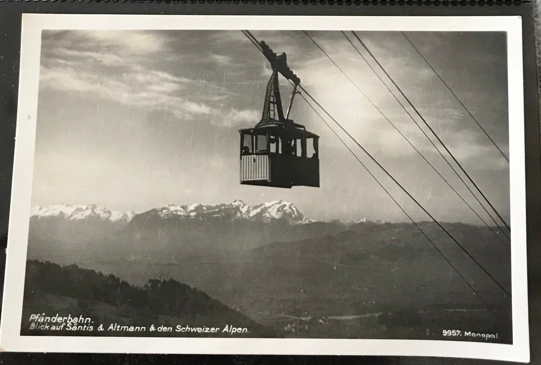 Cartoline postali: Pfändlerbahn Blick auf Säntis – Usato da Uznach venduto da Chrisanteme