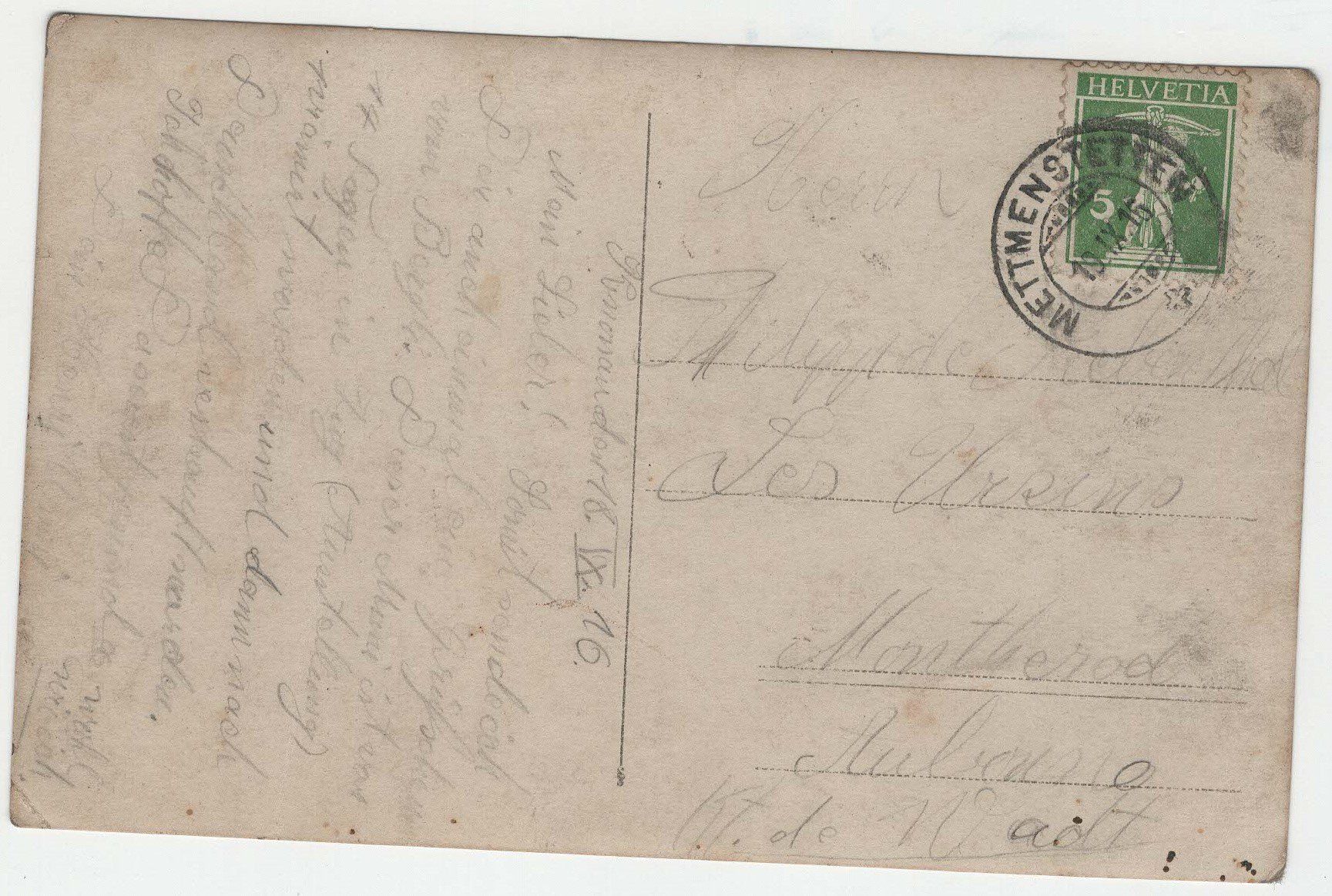 Cartoline postali: Bauer mit Muni – Usato da Winterthur venduto da Wintiwest 1