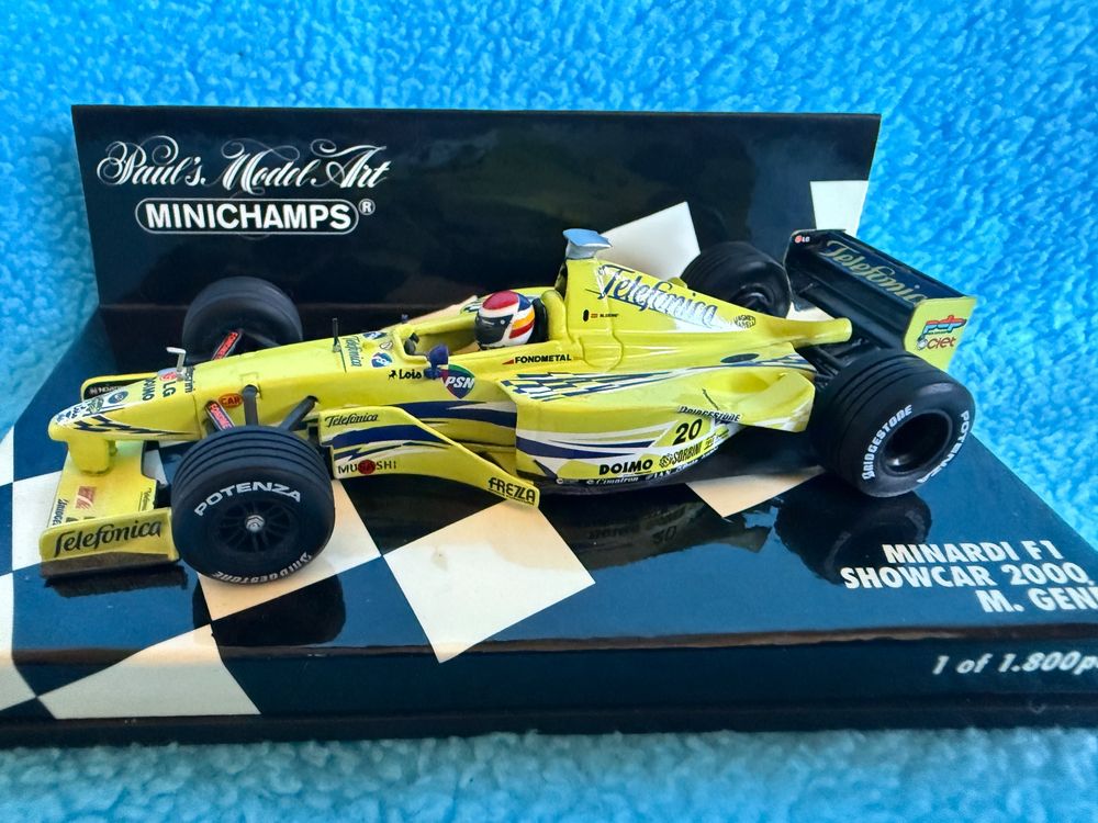 Minichamps 1/43 – Minardi Ford M01 – Marc Gené – Autosport 1999 – Neuf En Boîte