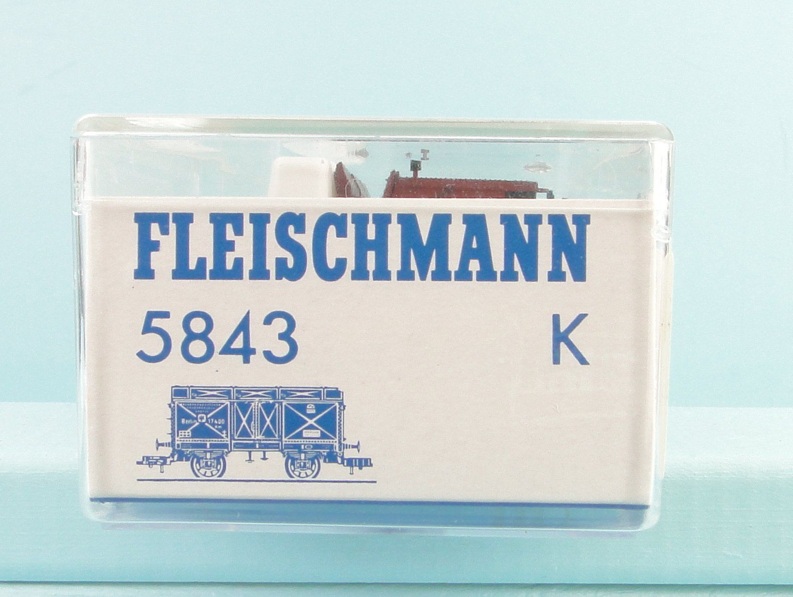 Fleischmann Modellini di ferrovie: Fleischmann 5843 Klappdeckelwagen Berlin, NEU – Usato da Bülach venduto da cann11 2