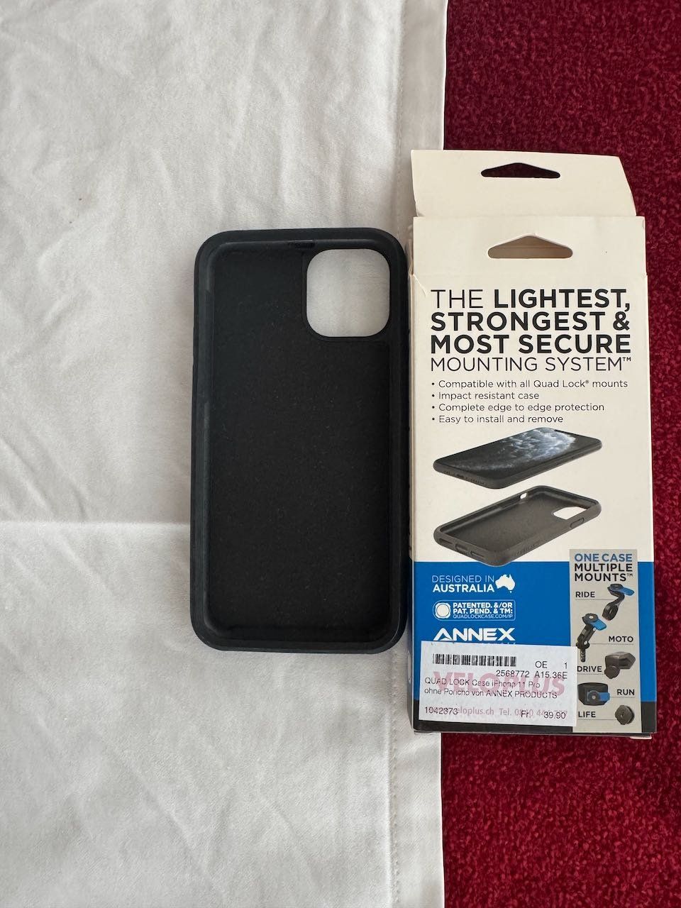 Apple Coques & Protection écran: Quad Lock iPhone 11 Pro Case schwarz – D'occasion à Glattpark(Opfikon) par Eule02 2