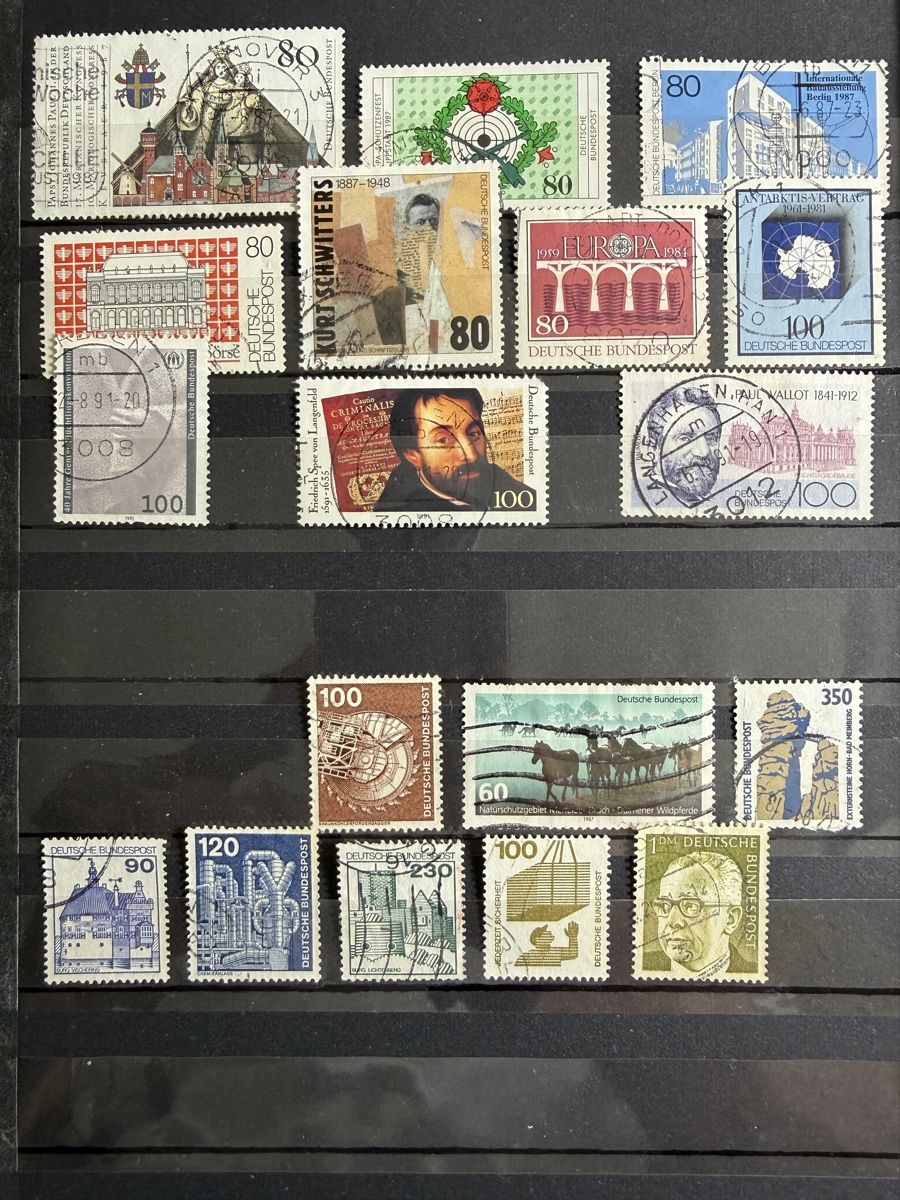 Alben: Briefmarken Sammlung 4/4 - vorwiegend Deutschland – Gebraucht aus Vaz/Obervaz von rea_w8cv 6