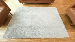 Lalee Velvet Teppich 160 x 230 Ivory Hochflor Modern!