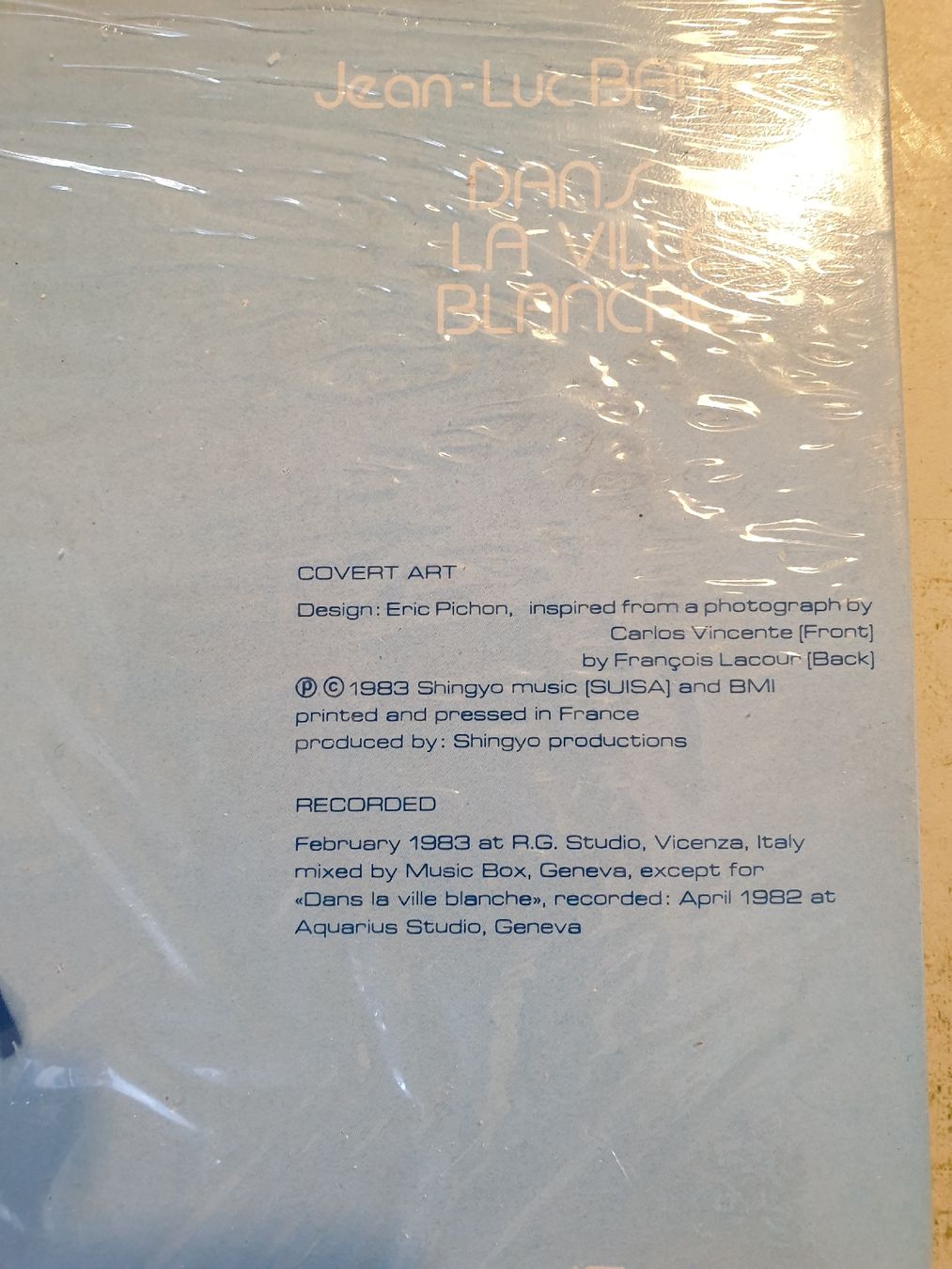 Dischi in vinile: Jean-Luc Barbier- Dans la Ville Blanche - – Nuovo (secondo la descrizione) da Viganello venduto da Priska.c 3