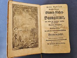 Blumen - Küchen und Baumgärtner sowie Bienenzucht 1767