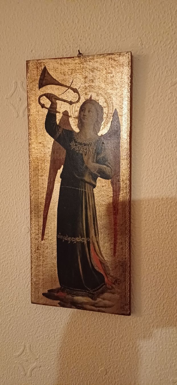 Statuette: 2 Schöne Engelfiguren auf  Holz – Usato da Flawil venduto da Naphtali 7