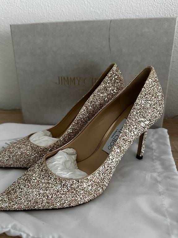 Jimmy Choo Damenschuhe: Jimmy Choo Schuhe Glitter Romy 37 – Gebraucht aus Zürich von justynapl 2