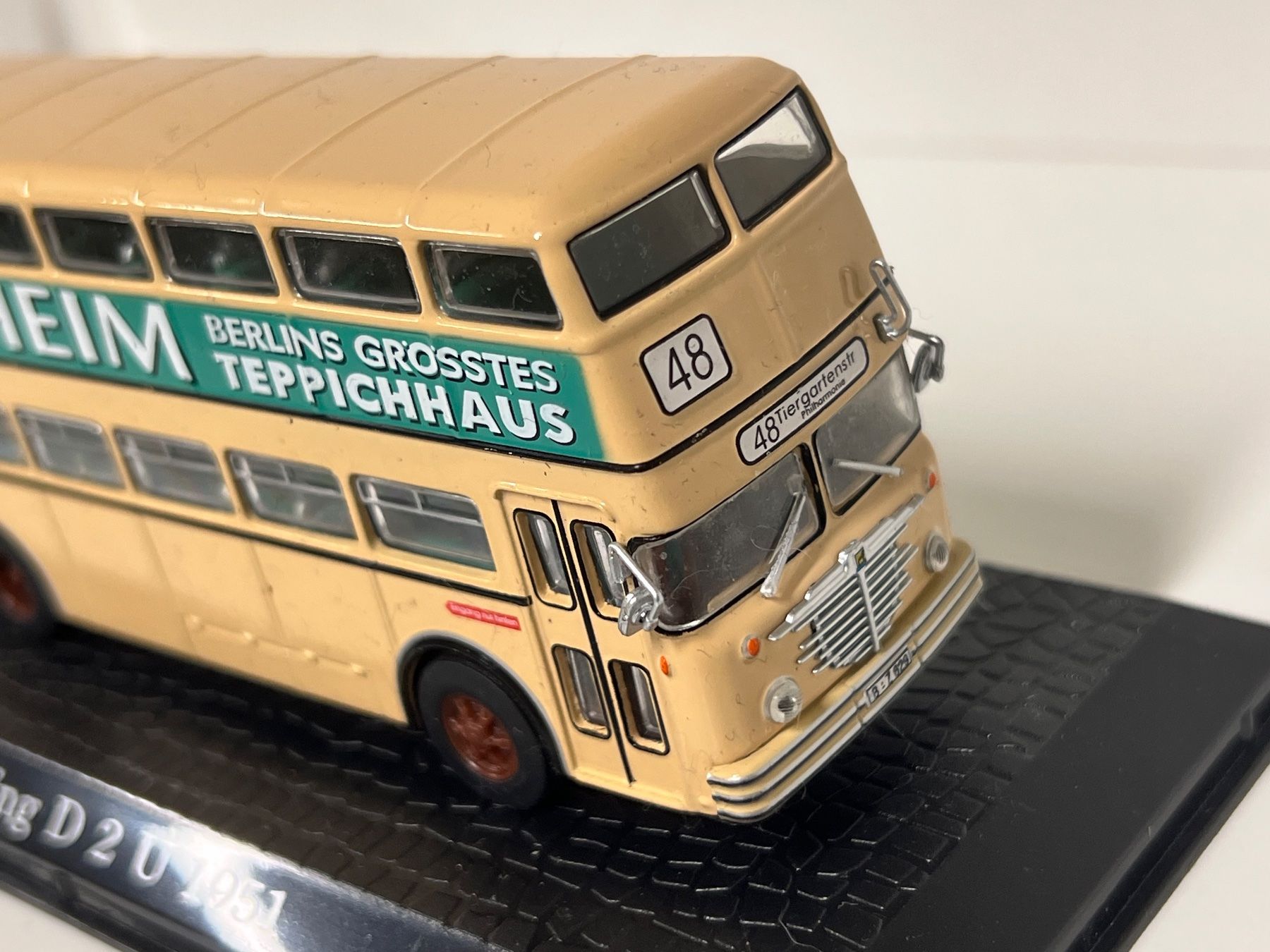 Modellini d'auto: Büssing D2U 1951 - Doppeldeckermodell 1:72 – Usato da Geroldswil venduto da TopTrain54 3