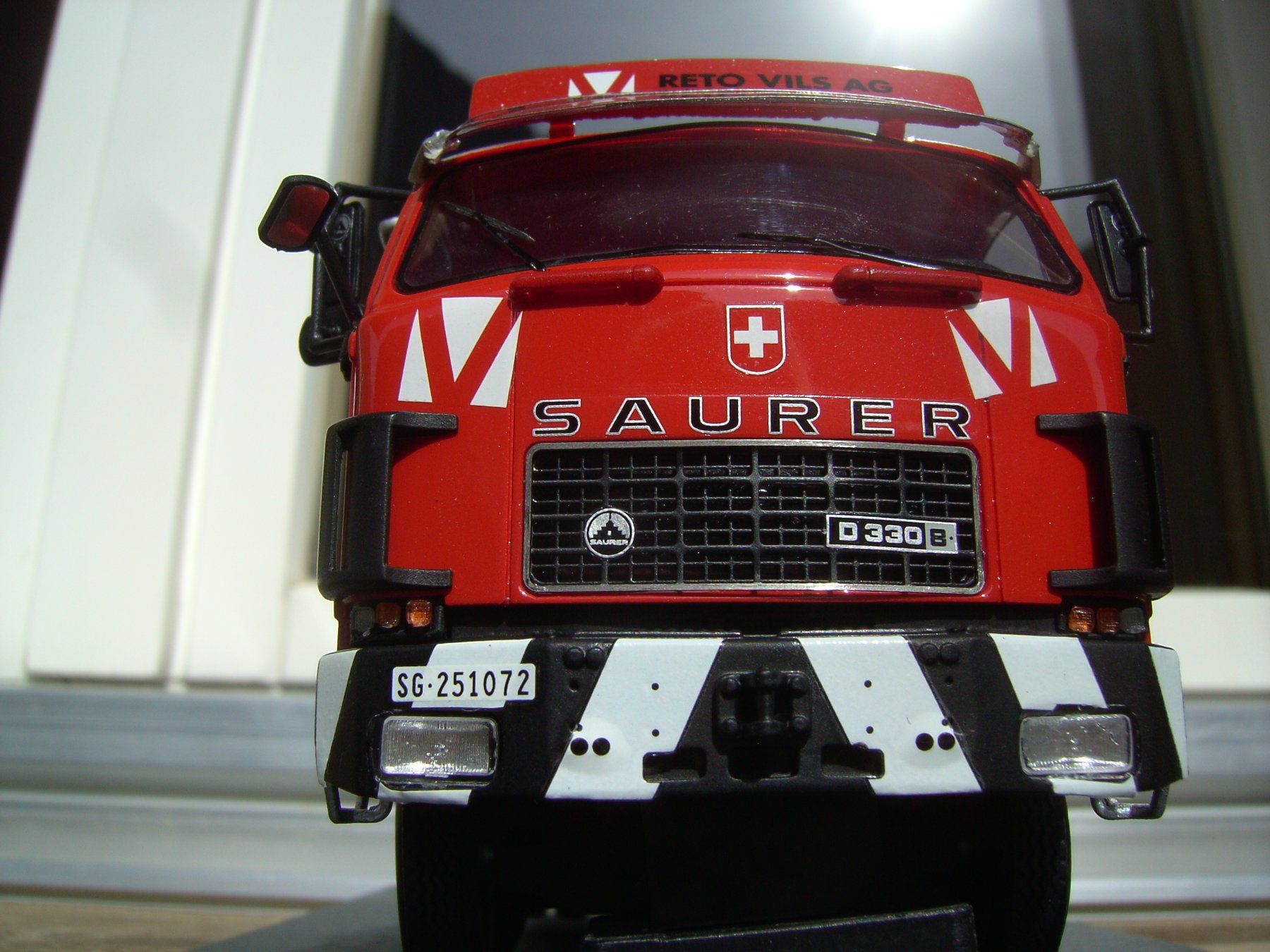 Saurer Modellini d'auto: Saurer 8x4 1:43 – Nuovo (secondo la descrizione) da Grindelwald venduto da Rs48 4