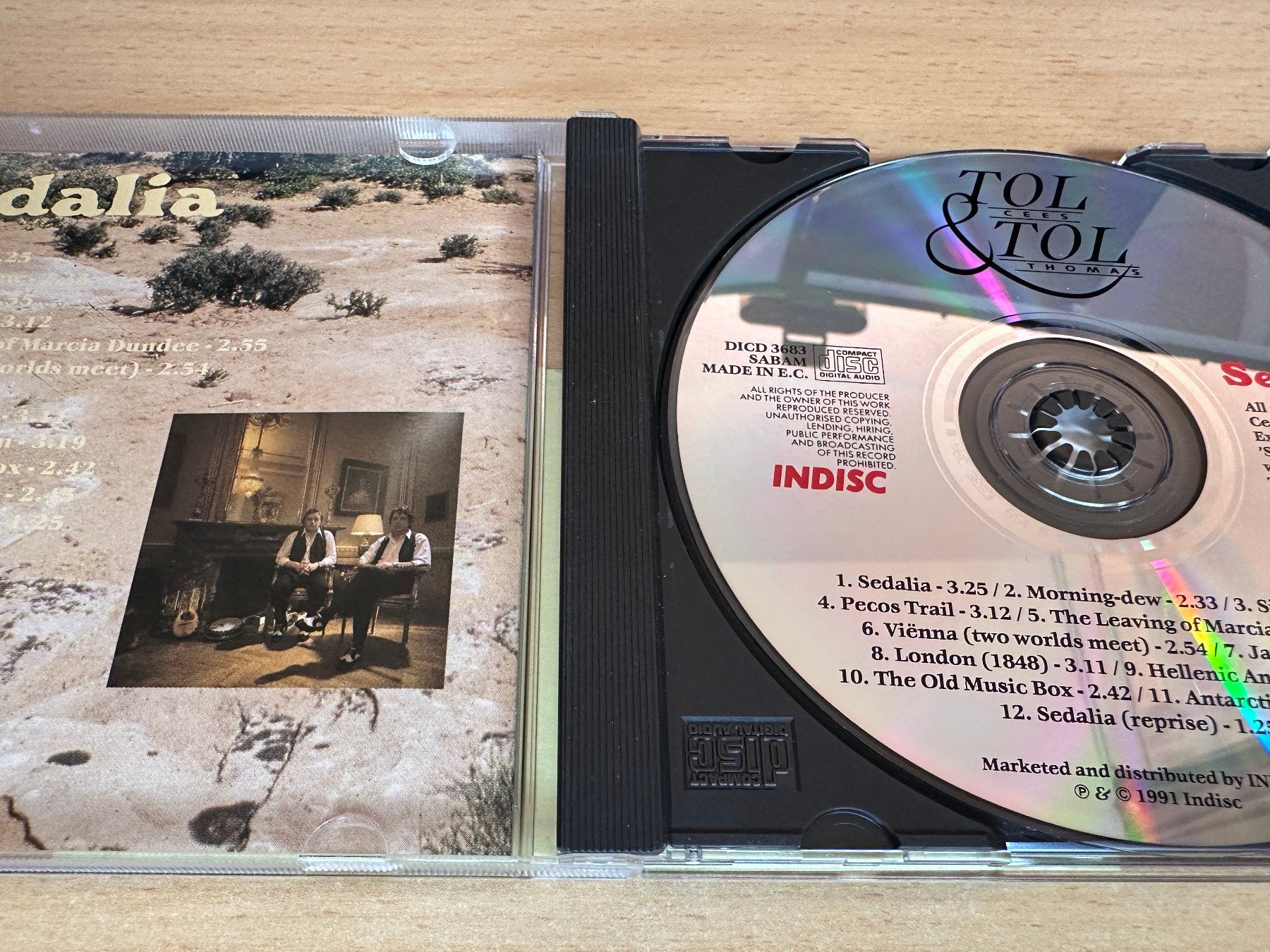 CD: Cees Tol & Thomas Tol – Sedalia – Usato da Rikon im Tösstal venduto da Alpenmutz 2