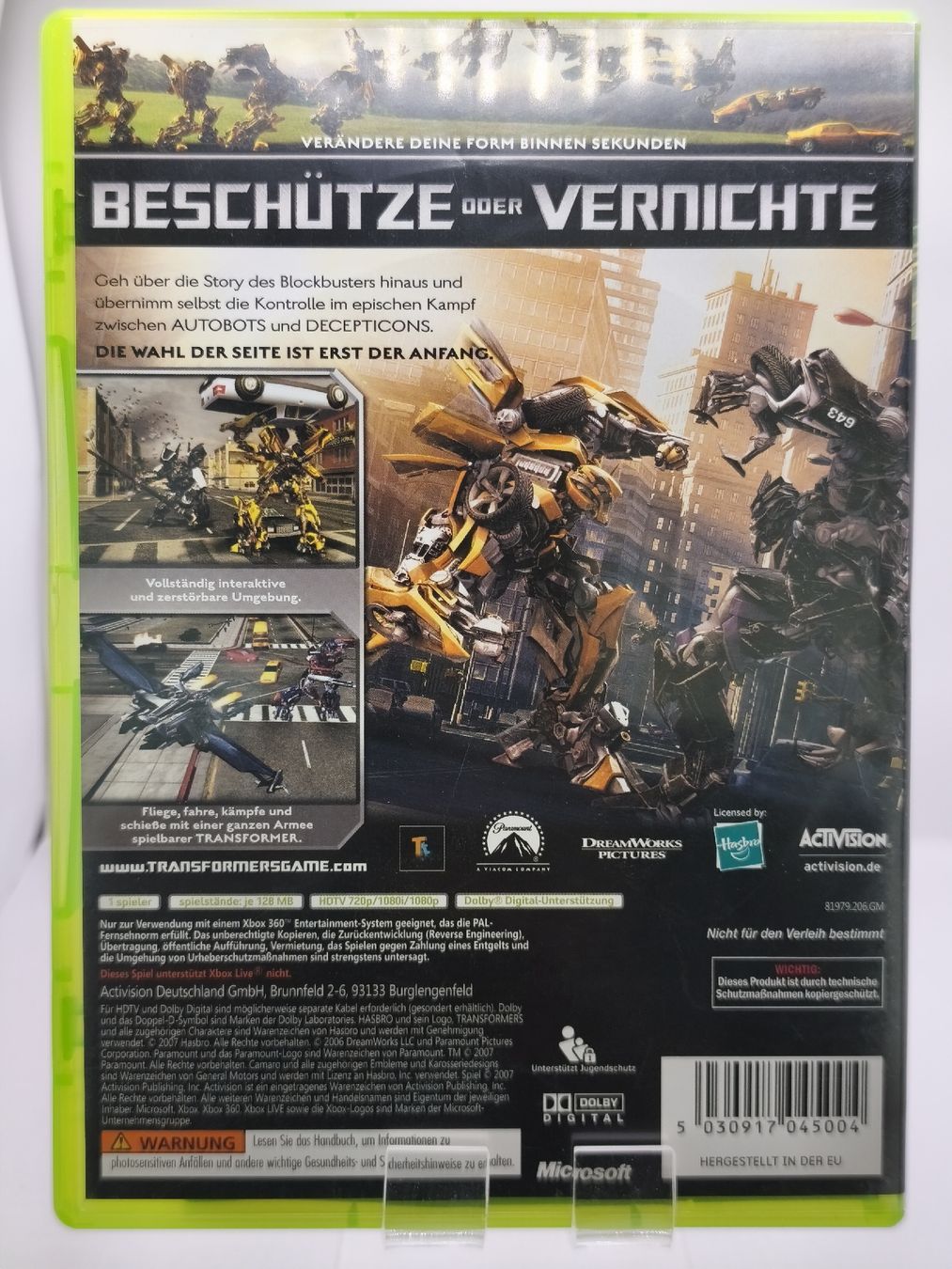 Microsoft Giochi: Transformers: The Game - Xbox 360 - Jeu d'action! – Usato da Conthey venduto da Th3gr4yf0x 2