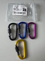 Deko Karabiner, Karabinerhaken Set à 4 Stk., Neu!