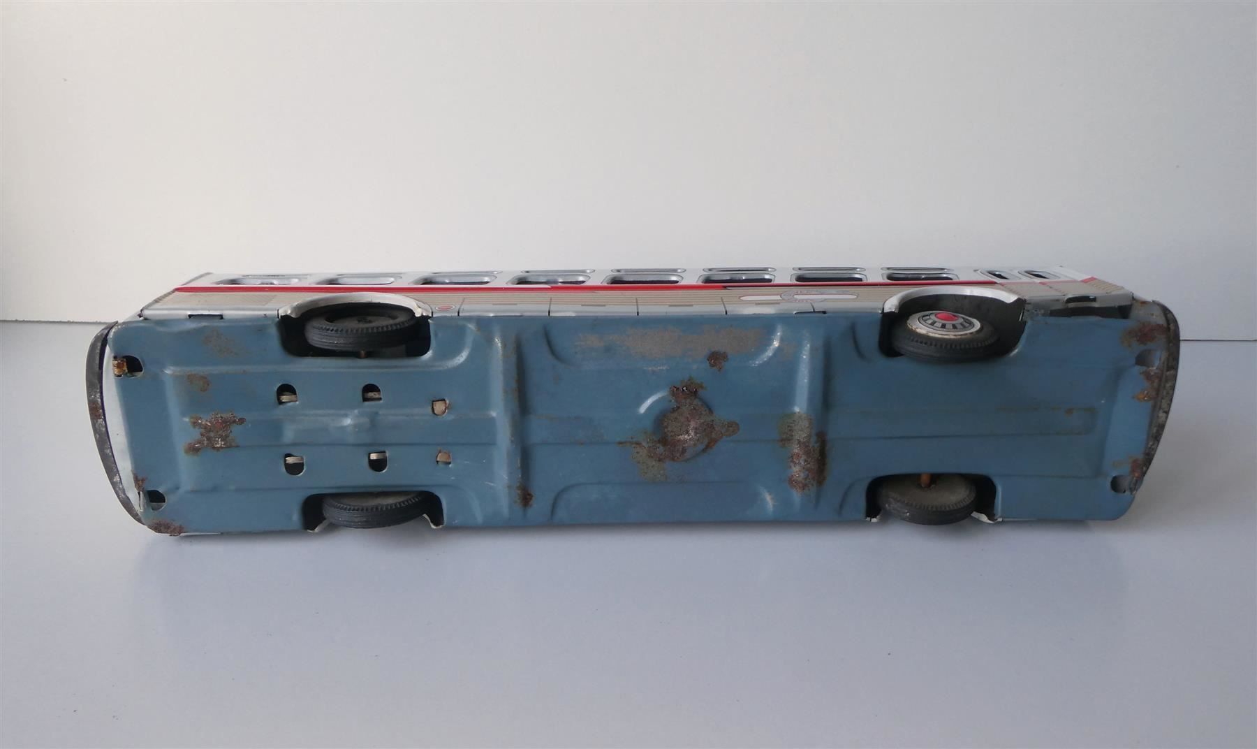 Modellini d'auto: Blechauto Setra Bus Continental Eagle Express Tin Japan – Usato da Frauenfeld venduto da Astra13 7