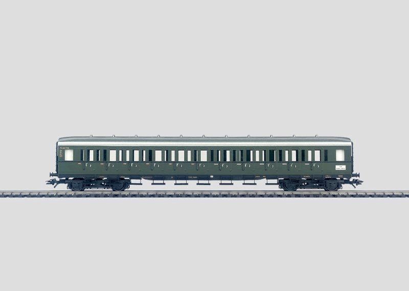 Märklin Modellini di ferrovie: Märklin 43110 DB Abteilwagen C4i 3.Klasse – Nuovo e nell'imballaggio originale da Derendingen venduto da Benfis