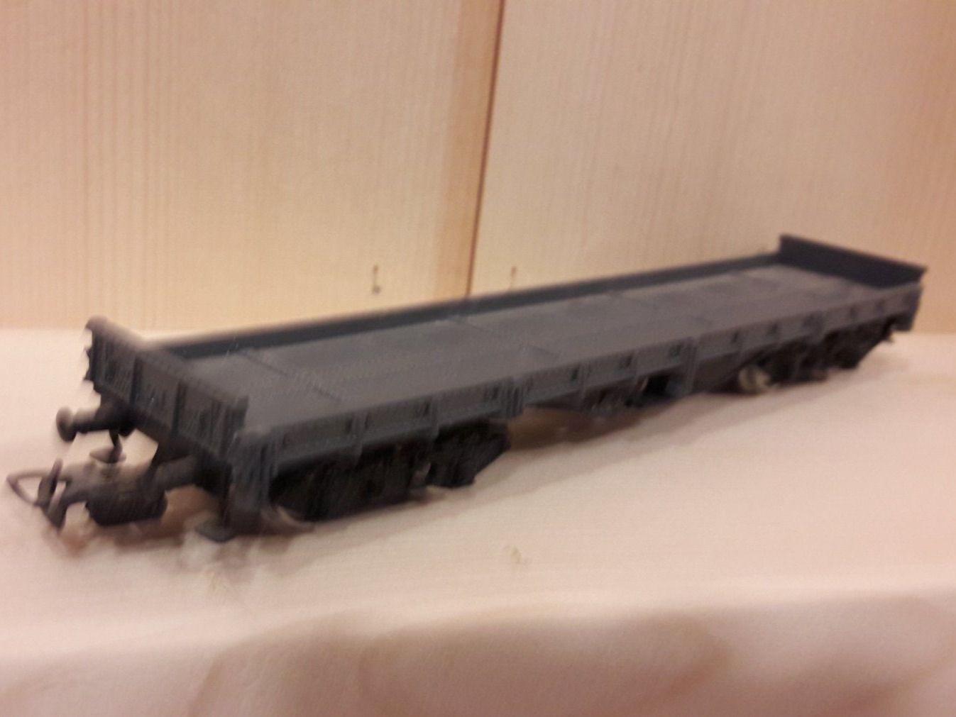 Modellini di ferrovie: Electrtren HO DC : wagon plat 4 essieux – Usato da Buttes venduto da Cafe2005 3