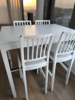 Bartisch Ikea Ekadalen + 4 Stühle