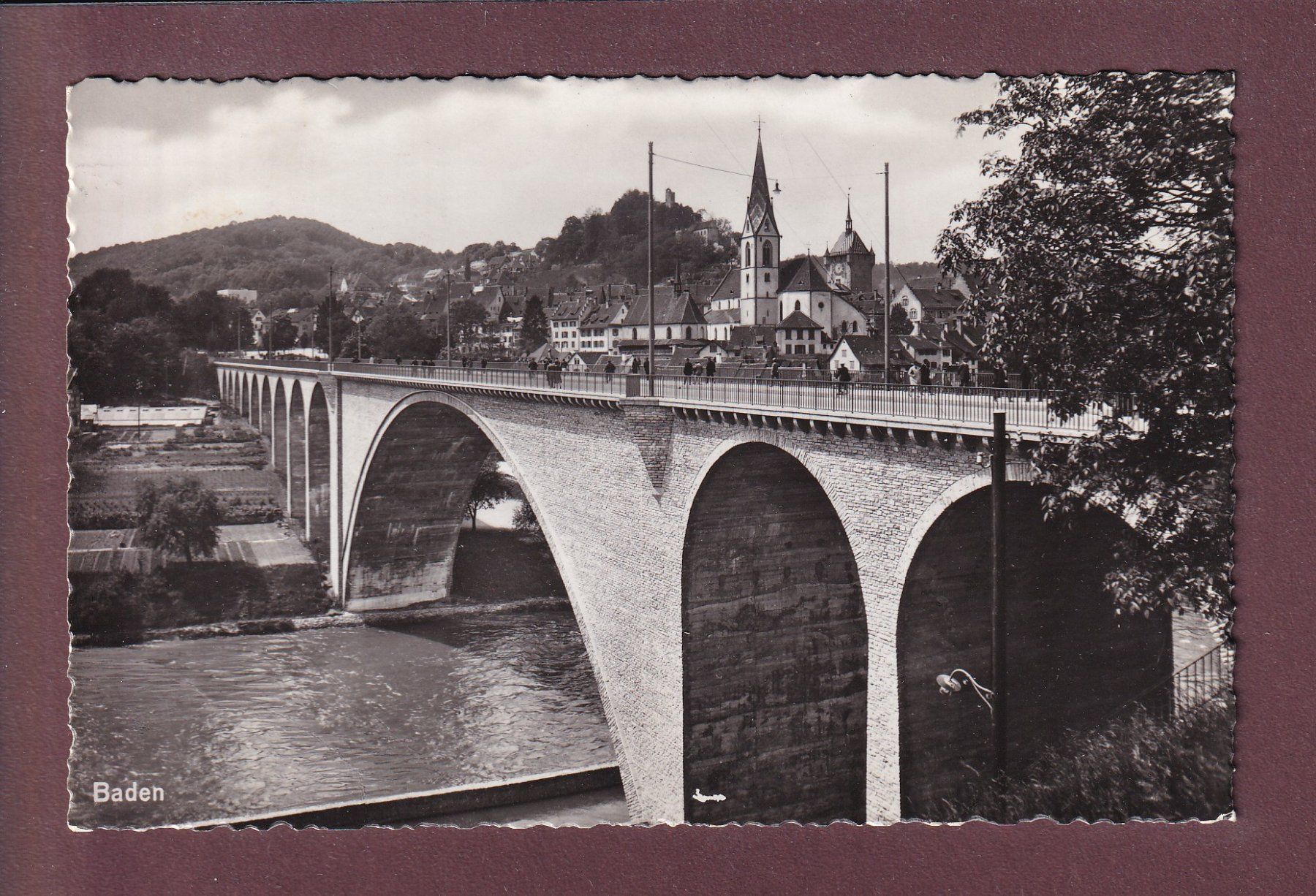 Cartoline postali: BADEN - 1939 – Usato da Pully venduto da nicecards