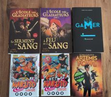 Lot de livres manga et romans