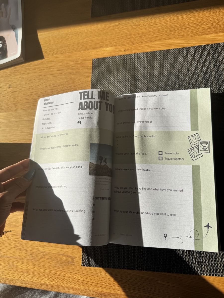Libri: Reise-Freundebuch "Travel Buddies" – Nuovo (secondo la descrizione) da Bremgarten AG venduto da val_ch 5