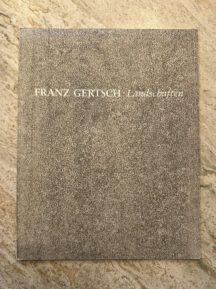 Bücher: Franz Gertsch Landschaften – Gebraucht aus Zürich von mrbluewave