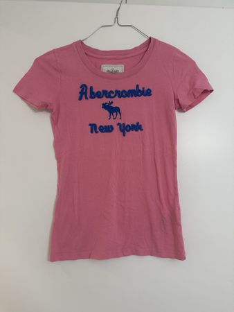 VintageAbercrombie & Fitch T-Shirt Rosa, Gr. S - Top Zustand