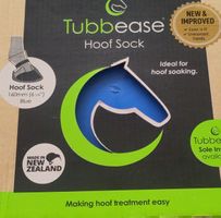 Tubbease Huf-Behandlungsschuh blau 160mm, 1x benutzt