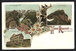 Litho Appenzell, Hotel Hoher Kasten mit 