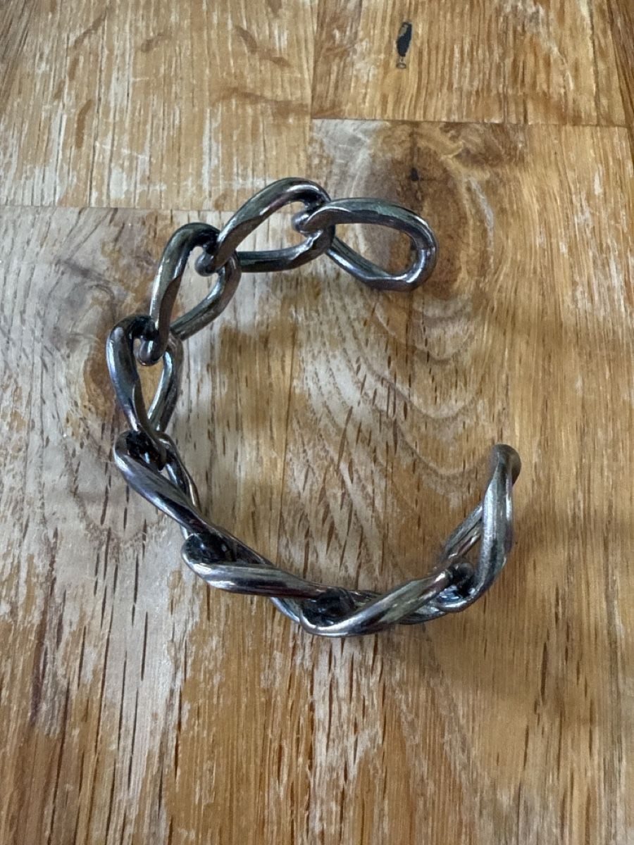 Bracciali & Braccialetti: Massives Armband Metall / Edelstahl Look – Usato da Schliern b. Köniz venduto da elimi