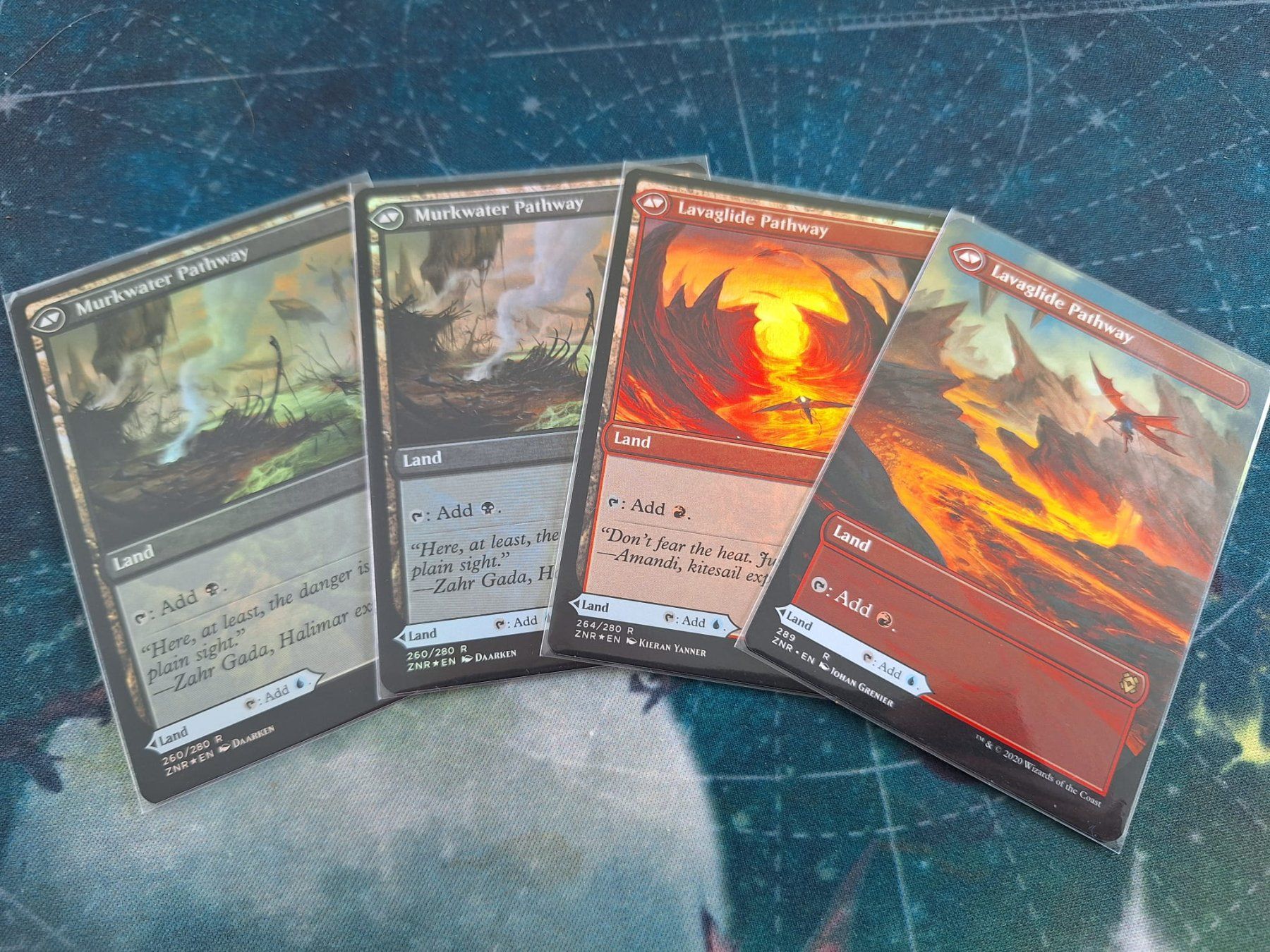 Magic The Gathering Carte collezionabili: 4 Pathway Lands EN , 3x Foil! – Usato da Aarau venduto da bag_t65l 1