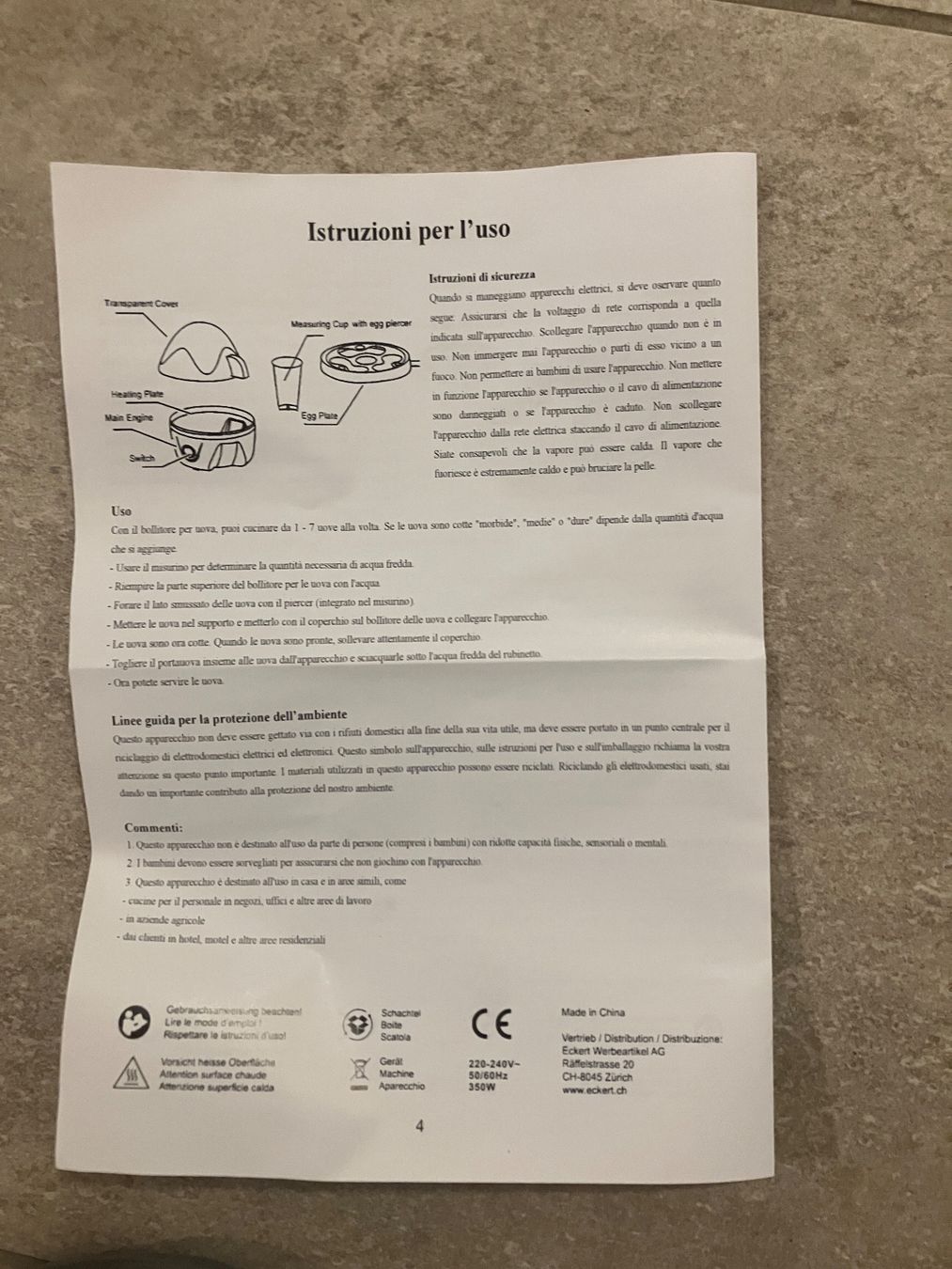 Küchengeräte: Cuiseur à oeufs neuf, testé une fois. – Neu und originalverpackt aus Froideville von Pascas 5