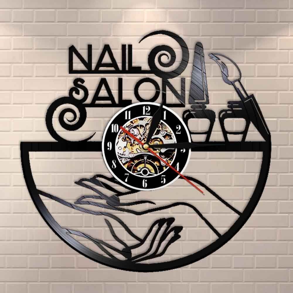 Orologi da terra & Orologi da parete: Nail Salon Vinyl Schallplatten Uhr – Nuovo e nell'imballaggio originale da Arth venduto da Top-E 4