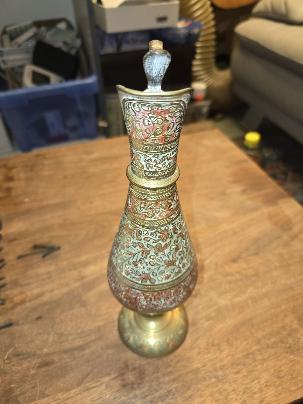 Vasen & Gefässe: Alte Indische Messing Vase / Krug (D) – Gebraucht aus Rorschach von TimelessTrading 1