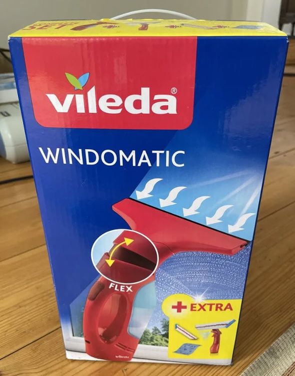 Vileda Windomatic Power Blue Fenstersauger + Sprayeinwascher | Kaufen auf  Ricardo